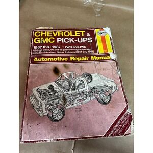 Haynes Chevrolet GMC Pickups 1967 1987‎ Automotive Repair Manual 2WD 4WD V6 V8